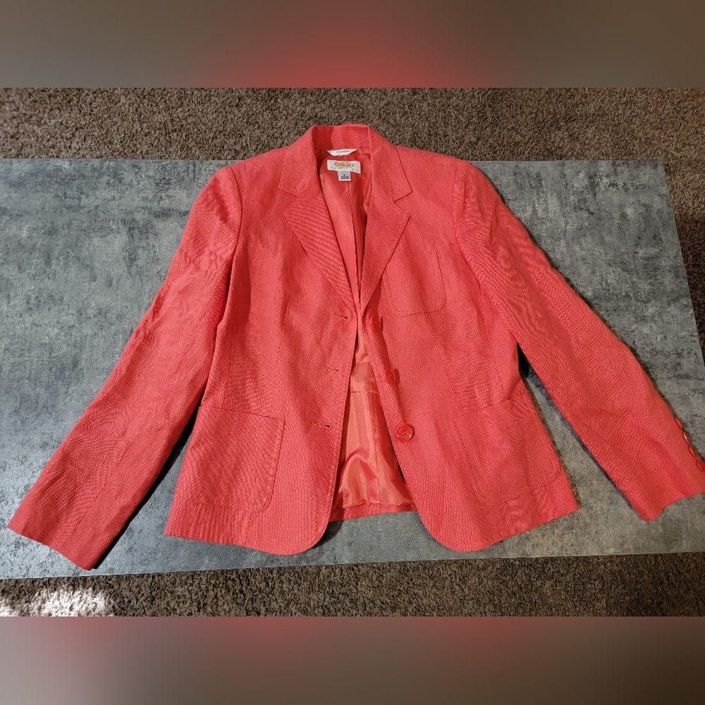 Talbots Petite Linen Blazer (2)